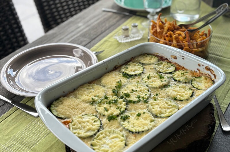 Zucchini-Moussaka – Sommerliebe aus dem Ofen